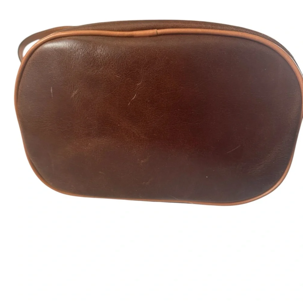 NWT Patricia Nash Brindisi Bucket Leather Bag Crossbody Purse Cognac Distressed - Picture 10 of 15